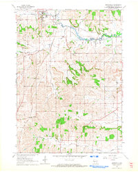 Download a high-resolution, GPS-compatible USGS topo map for Monticello, WI (1964 edition)