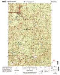 Download a high-resolution, GPS-compatible USGS topo map for Moquah NW, WI (2006 edition)