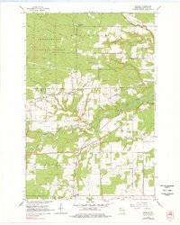 Download a high-resolution, GPS-compatible USGS topo map for Moquah, WI (1978 edition)