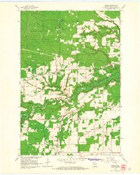 Download a high-resolution, GPS-compatible USGS topo map for Moquah, WI (1965 edition)