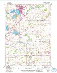 Download a high-resolution, GPS-compatible USGS topo map for Mukwonago, WI (1994 edition)