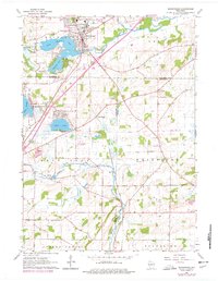 Download a high-resolution, GPS-compatible USGS topo map for Mukwonago, WI (1977 edition)