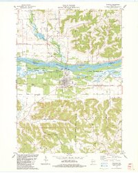 Download a high-resolution, GPS-compatible USGS topo map for Muscoda, WI (1983 edition)