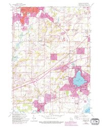 Download a high-resolution, GPS-compatible USGS topo map for Muskego, WI (1994 edition)