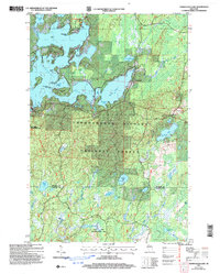 Download a high-resolution, GPS-compatible USGS topo map for Namekagon Lake, WI (2006 edition)