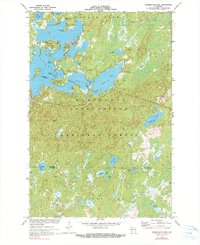 Download a high-resolution, GPS-compatible USGS topo map for Namekagon Lake, WI (1990 edition)
