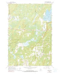 preview thumbnail of historical topo map of Oneida County, WI in 1965