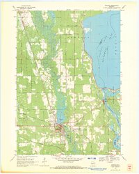Download a high-resolution, GPS-compatible USGS topo map for Necedah, WI (1971 edition)
