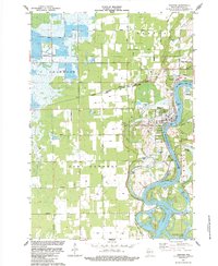 Download a high-resolution, GPS-compatible USGS topo map for Nekoosa, WI (1984 edition)