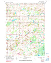 Download a high-resolution, GPS-compatible USGS topo map for Newburg, WI (1990 edition)