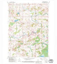 Download a high-resolution, GPS-compatible USGS topo map for Newburg, WI (1994 edition)
