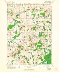 Download a high-resolution, GPS-compatible USGS topo map for Newburg, WI (1964 edition)
