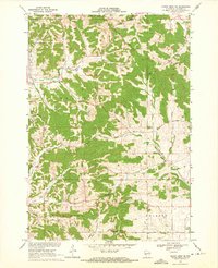 preview thumbnail of historical topo map of Jackson County, WI in 1969