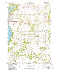 Download a high-resolution, GPS-compatible USGS topo map for Northline, WI (1977 edition)