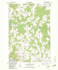 Download a high-resolution, GPS-compatible USGS topo map for Nutterville, WI (1983 edition)