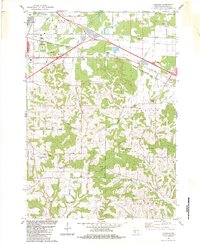 Download a high-resolution, GPS-compatible USGS topo map for Oakdale, WI (1984 edition)