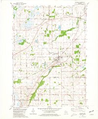 Download a high-resolution, GPS-compatible USGS topo map for Oakfield, WI (1981 edition)