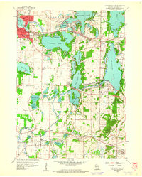 Download a high-resolution, GPS-compatible USGS topo map for Oconomowoc East, WI (1961 edition)
