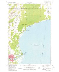 Download a high-resolution, GPS-compatible USGS topo map for Oconto East, WI (1977 edition)