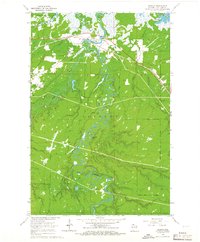 Download a high-resolution, GPS-compatible USGS topo map for Odanah, WI (1965 edition)