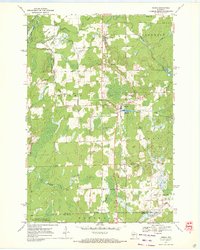 preview thumbnail of historical topo map of Ogema, WI in 1970