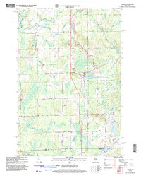 Download a high-resolution, GPS-compatible USGS topo map for Ogema, WI (2006 edition)