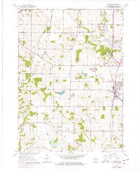 Download a high-resolution, GPS-compatible USGS topo map for Oregon, WI (1977 edition)