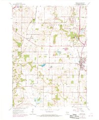 Download a high-resolution, GPS-compatible USGS topo map for Oregon, WI (1970 edition)