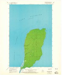 Download a high-resolution, GPS-compatible USGS topo map for Outer Island, WI (1965 edition)