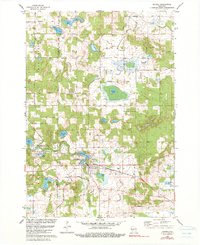 Download a high-resolution, GPS-compatible USGS topo map for Oxford, WI (1990 edition)