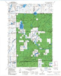 Download a high-resolution, GPS-compatible USGS topo map for Park Falls NE, WI (1985 edition)