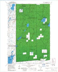 Download a high-resolution, GPS-compatible USGS topo map for Park Falls SE, WI (1985 edition)