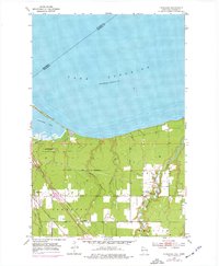 Download a high-resolution, GPS-compatible USGS topo map for Parkland, WI (1976 edition)