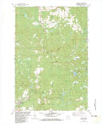 Download a high-resolution, GPS-compatible USGS topo map for Pembine, WI (1983 edition)
