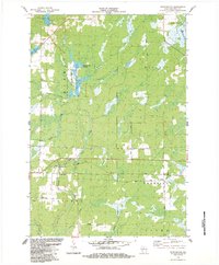 Download a high-resolution, GPS-compatible USGS topo map for Pennington, WI (1984 edition)