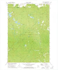 preview thumbnail of historical topo map of Menominee County, WI in 1973