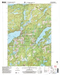 preview thumbnail of historical topo map of Vilas County, WI in 1999