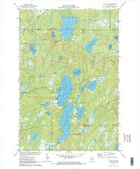 preview thumbnail of historical topo map of Price County, WI in 1971