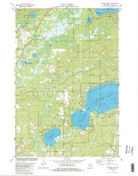 Download a high-resolution, GPS-compatible USGS topo map for Pioneer Lake, WI (1982 edition)