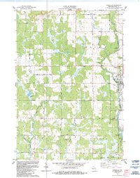 Download a high-resolution, GPS-compatible USGS topo map for Pittsville, WI (1984 edition)