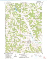 Download a high-resolution, GPS-compatible USGS topo map for Plain, WI (1983 edition)