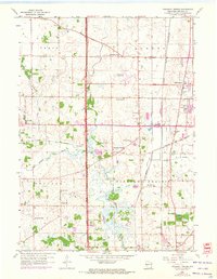 1958 Map of Pleasant Prairie, 1972 Print