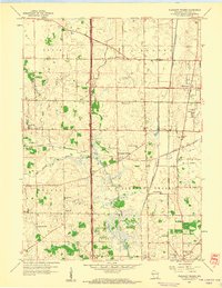 1958 Map of Pleasant Prairie, 1960 Print