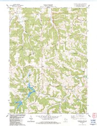 Download a high-resolution, GPS-compatible USGS topo map for Pleasant Ridge, WI (1983 edition)