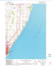 Download a high-resolution, GPS-compatible USGS topo map for Port Washington East, WI (1994 edition)