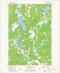 Download a high-resolution, GPS-compatible USGS topo map for Post Lake, WI (1977 edition)