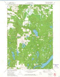 preview thumbnail of historical topo map of Washburn County, WI in 1971