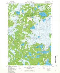 Download a high-resolution, GPS-compatible USGS topo map for Powell, WI (1982 edition)