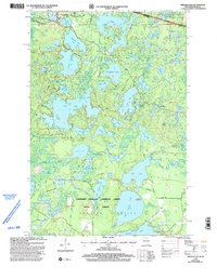 Download a high-resolution, GPS-compatible USGS topo map for Presque Isle, WI (2004 edition)