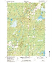 Download a high-resolution, GPS-compatible USGS topo map for Priest Lake, WI (1984 edition)